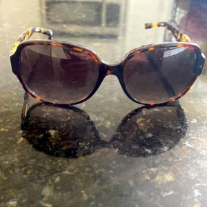 Tortoise and gold Tory Burch sunglasses
